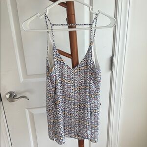 H&M Silver Sleeveless Camisole Top